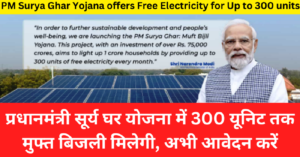 Read more about the article PM Surya Ghar Yojana Get Free Electricity Up to 300 Units