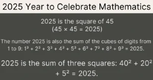 Read more about the article 2025 Year to Celebrate Mathematics