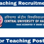 CUH Teaching Recruitment 2024: Apply for Teaching Post in CUH