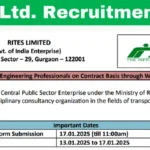 RITES Ltd. Recruitment 2025 Salary Rs. 80000 per months