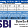 SBI Probationary Officer (PO) Recruitment 2024