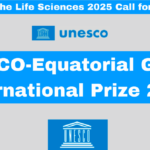 UNESCO-Equatorial Guinea International Prize 2025: Life Sciences