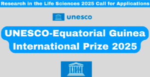 Read more about the article UNESCO-Equatorial Guinea International Prize 2025: Life Sciences