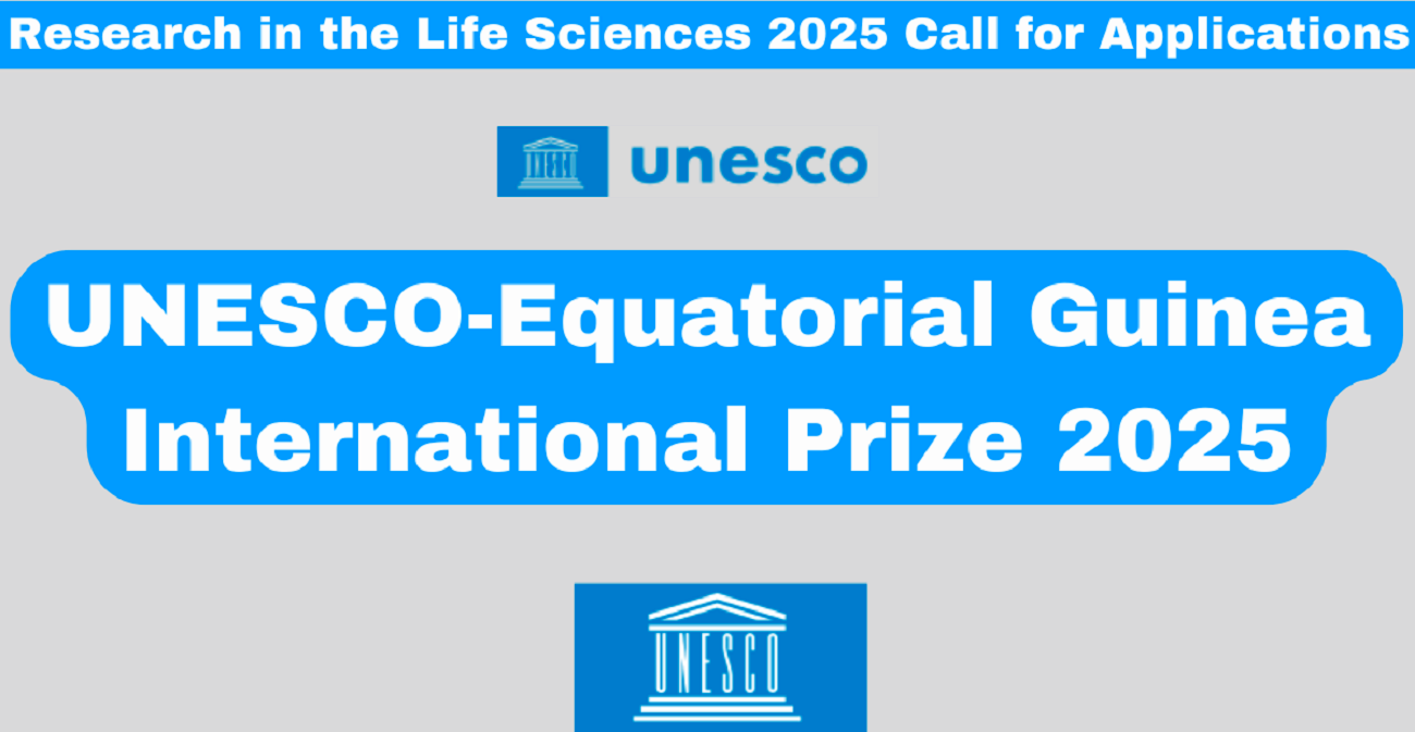 UNESCO-Equatorial Guinea International Prize 2025