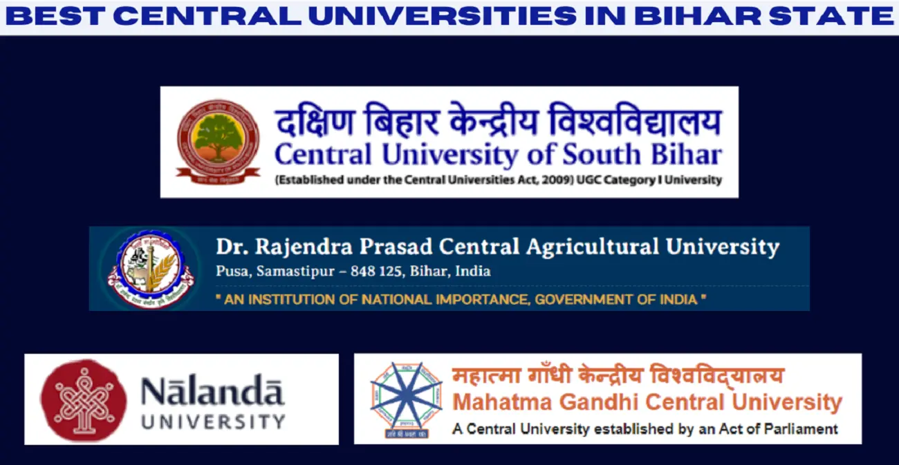 Best Central Universities in Bihar State