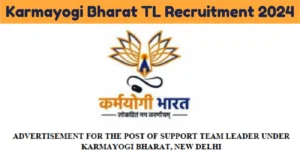 Read more about the article Karmayogi Bharat TL Recruitment 2024