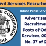 Odisha Civil Services Recruitment 2025