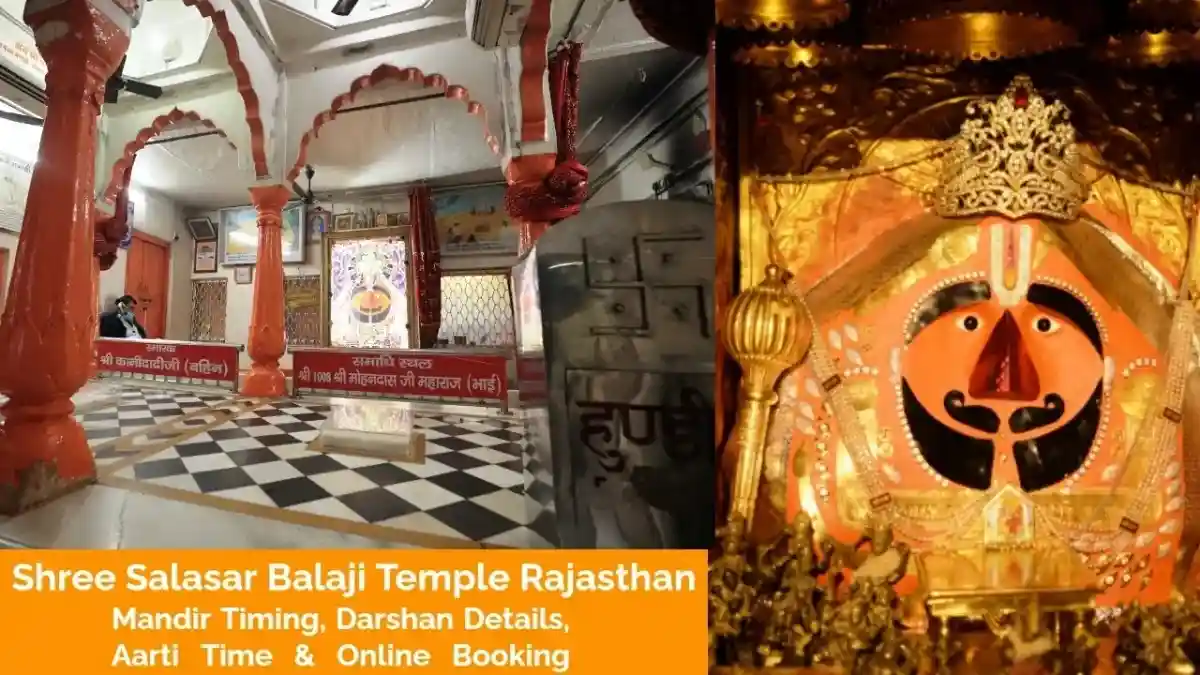 Shree Salasar Balaji Temple  Rajasthan | Mandir Timing, Darshan Details, Aarti Time & Online Booking